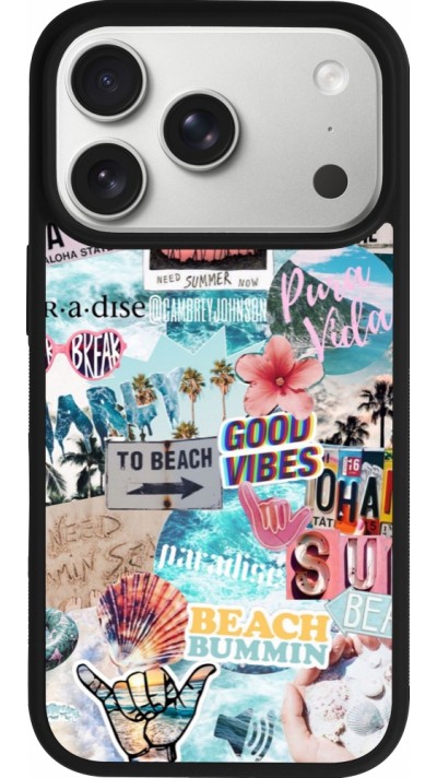 iPhone 17 Pro Case Hülle - Silikon schwarz Summer 20 collage
