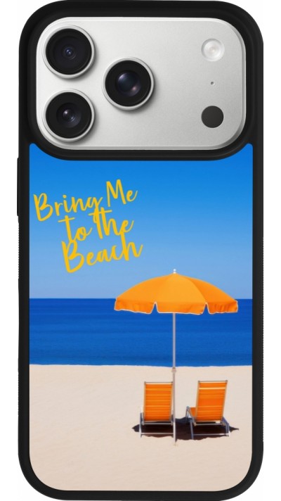 iPhone 17 Pro Case Hülle - Silikon schwarz Summer 2025 Bring me to the beach