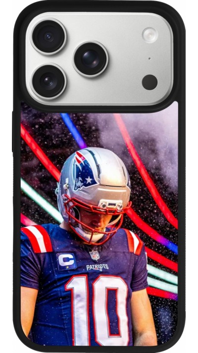 iPhone 17 Pro Case Hülle - Silikon schwarz Super Bowl 26 Patriots 3