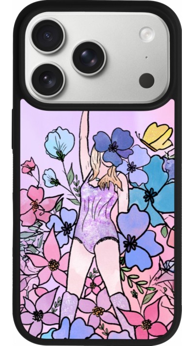 iPhone 17 Pro Case Hülle - Silikon schwarz Taylor Swift Sketch - Pink