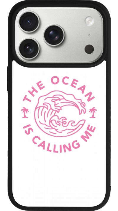 iPhone 17 Pro Case Hülle - Silikon schwarz The Ocean is calling me