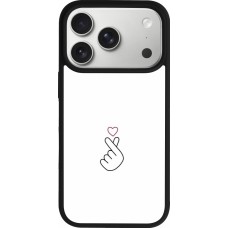 iPhone 17 Pro Case Hülle - Silikon schwarz Valentine 2024 heat by Millennials