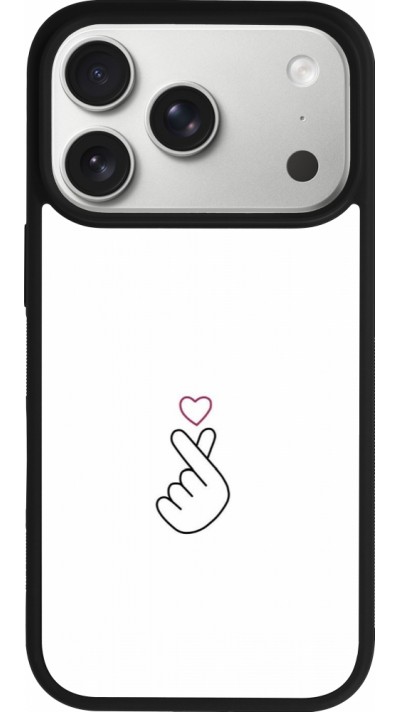 iPhone 17 Pro Case Hülle - Silikon schwarz Valentine 2024 heat by Millennials