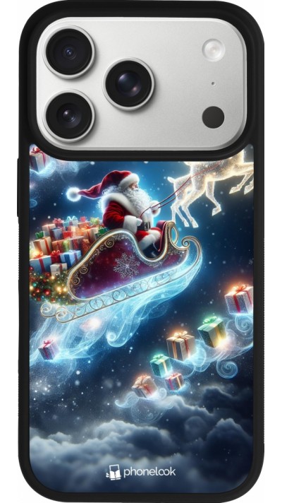 iPhone 17 Pro Case Hülle - Silikon schwarz Weihnachten 2023 Verzauberter Weihnachtsmann