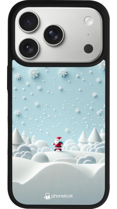 iPhone 17 Pro Case Hülle - Silikon schwarz Weihnachten 2023 Kleiner Vater Schneeflocke