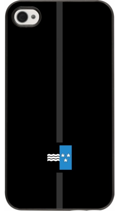 iPhone 4/4s Case Hülle - Kanton AG schwarz