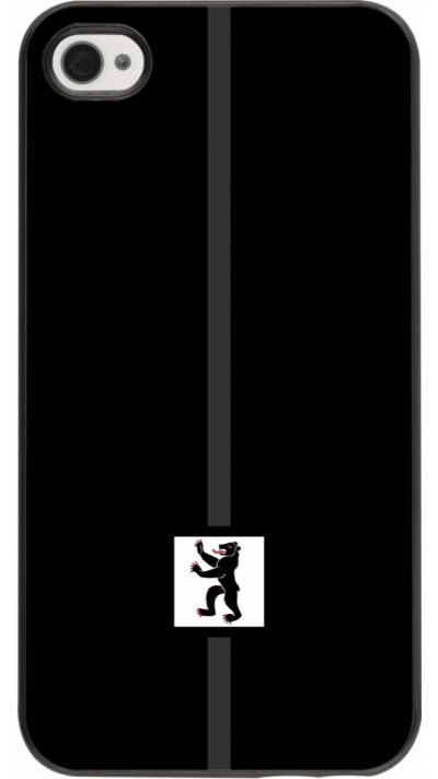 iPhone 4/4s Case Hülle - Kanton AI schwarz