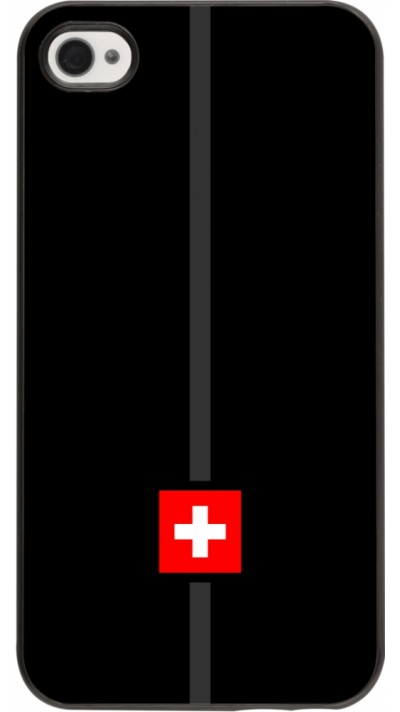 Coque iPhone 4/4s - Canton CH noir