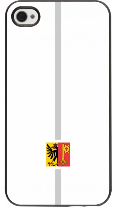 Coque iPhone 4/4s - Canton GE blanc