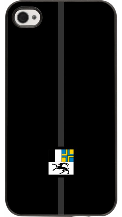 Coque iPhone 4/4s - Canton GR noir