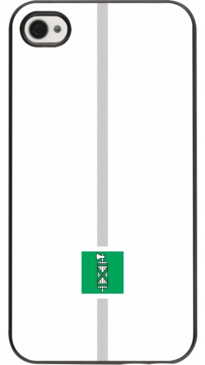 Coque iPhone 4/4s - Canton SG blanc