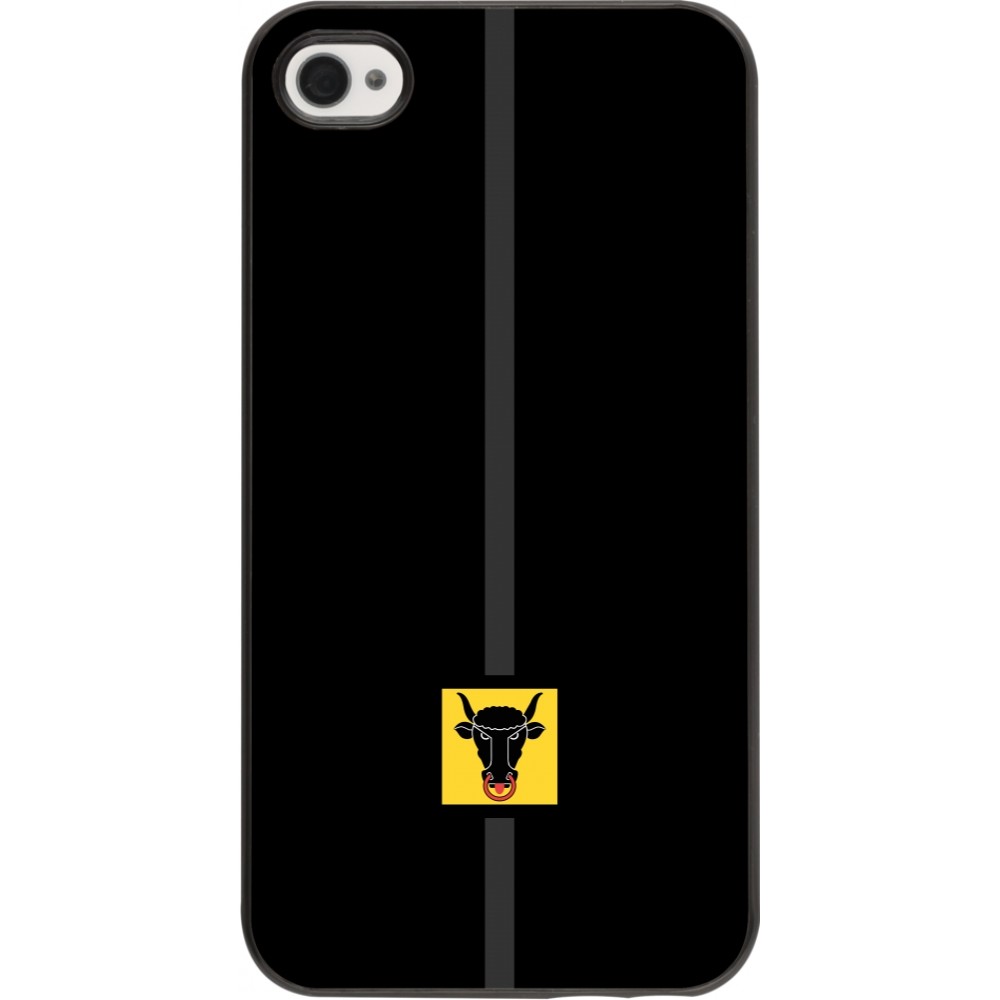 iPhone 4/4s Case Hülle - Kanton UR schwarz