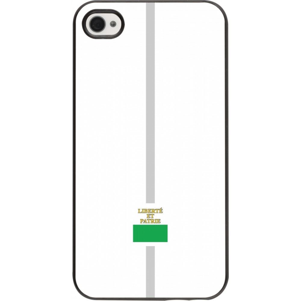 iPhone 4/4s Case Hülle - Kanton VD weiss