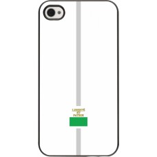 iPhone 4/4s Case Hülle - Kanton VD weiss