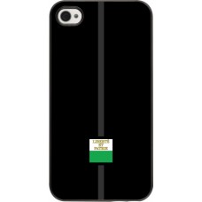 iPhone 4/4s Case Hülle - Kanton VD schwarz