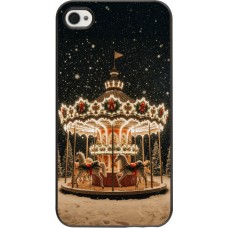 iPhone 4/4s Case Hülle - Christmas 25 Carousel