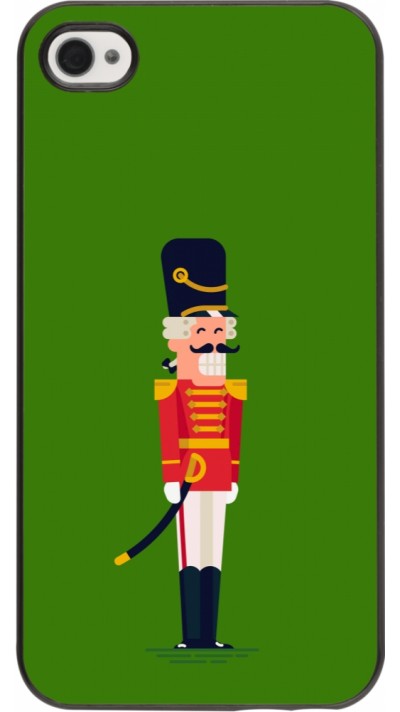 iPhone 4/4s Case Hülle - Christmas 25 Nutcracker Green