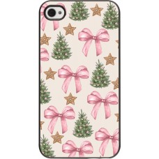 iPhone 4/4s Case Hülle - Christmas 25 Vintage Ribbons