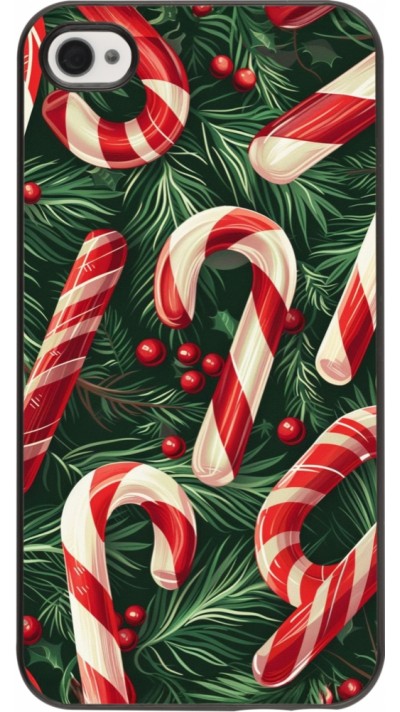 iPhone 4/4s Case Hülle - Christmas 25 Xmas Stick