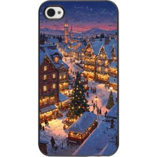 iPhone 4/4s Case Hülle - Christmas 25 Xmas Village