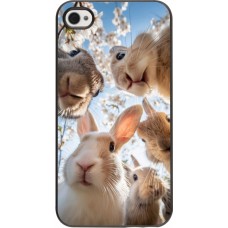 iPhone 4/4s Case Hülle - Easter 2026 Rabbits