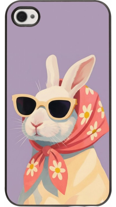 iPhone 4/4s Case Hülle - Easter 2026 Rabbit with scarf