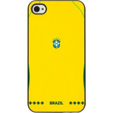 iPhone 4/4s Case Hülle - Brasilien 2026 personalisierbares Fussballtrikot