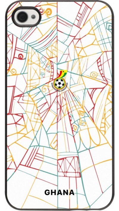 iPhone 4/4s Case Hülle - Ghana 2026 personalisierbares Fussballtrikot