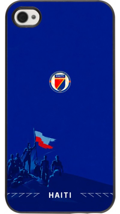 iPhone 4/4s Case Hülle - Haiti 2026 personalisierbares Fussballtrikot