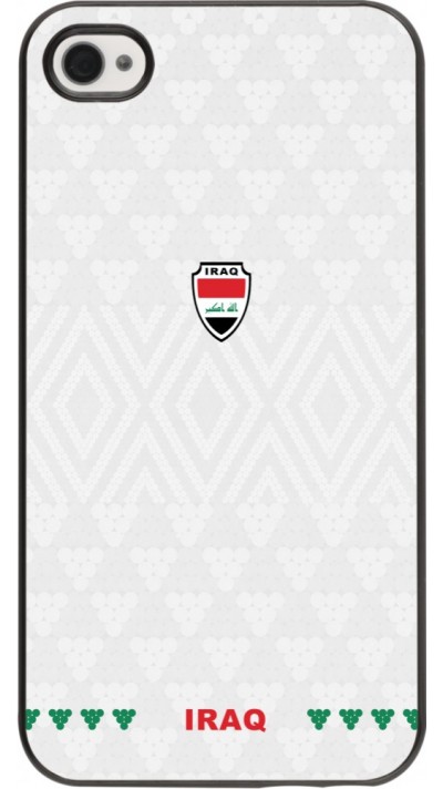 iPhone 4/4s Case Hülle - Irak 2026 personalisierbares Fussballtrikot