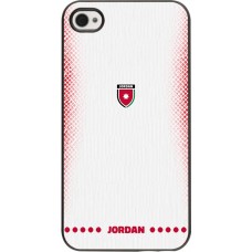 iPhone 4/4s Case Hülle - Jordanien 2026 personalisierbares Fussballtrikot
