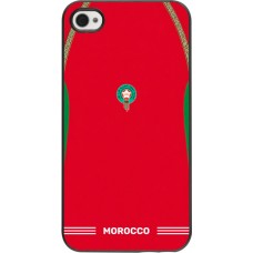iPhone 4/4s Case Hülle - Marokko 2026 personalisierbares Fussballtrikot