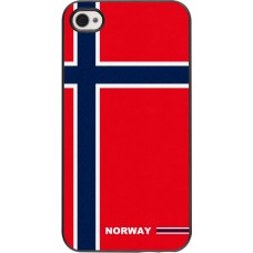 iPhone 4/4s Case Hülle - Norwegen 2026 personalisierbares Fussballtrikot