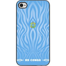 iPhone 4/4s Case Hülle - Demokratische Republik Kongo 2026 personalisierbares Fussballtrikot