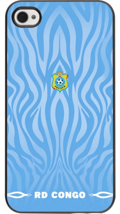 iPhone 4/4s Case Hülle - Demokratische Republik Kongo 2026 personalisierbares Fussballtrikot