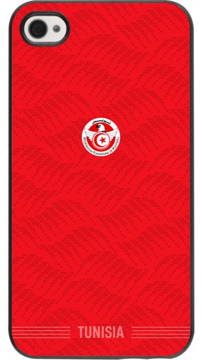 iPhone 4/4s Case Hülle - Tunesien 2026 personalisierbares Fussballtrikot