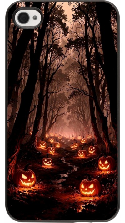 iPhone 4/4s Case Hülle - Halloween 2025 Road of Terrifying Pumpkins