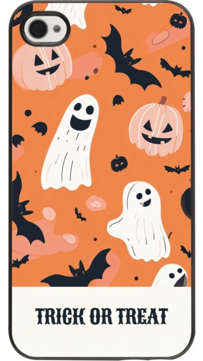 iPhone 4/4s Case Hülle - Halloween 2025 Trick treat