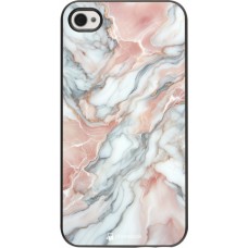iPhone 4/4s Case Hülle - Rosa Leuchtender Marmor