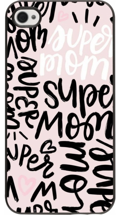iPhone 4/4s Case Hülle - Mom 2024 Super mom