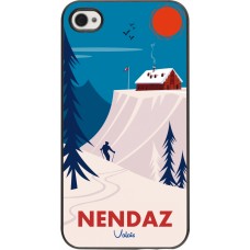 iPhone 4/4s Case Hülle - Nendaz Cabane Ski