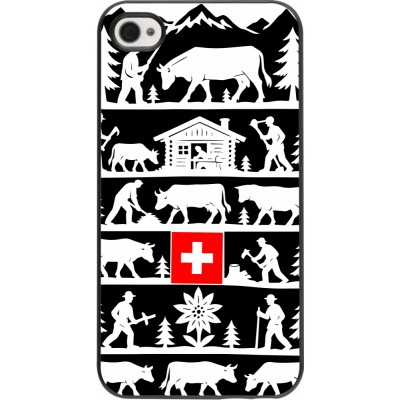 iPhone 4/4s Case Hülle - Poya Schweiz 1 schwarz