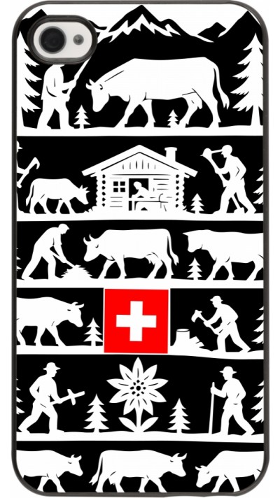 iPhone 4/4s Case Hülle - Poya Schweiz 1 schwarz