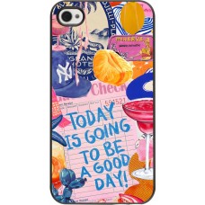 iPhone 4/4s Case Hülle - Preppy Today is Going to be a good day