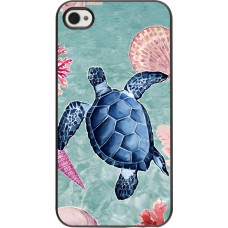 iPhone 4/4s Case Hülle - Preppy Turtle