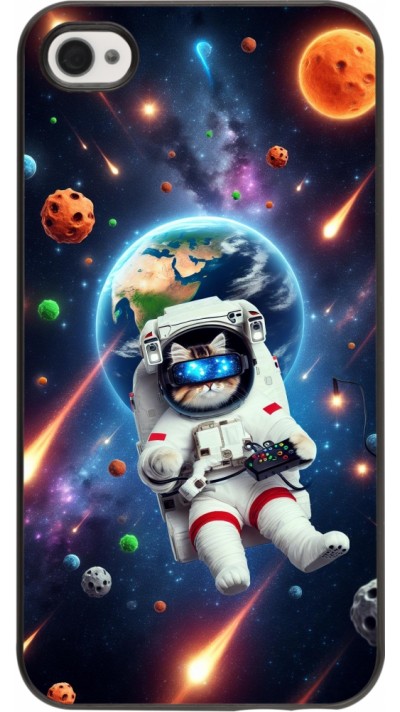 iPhone 4/4s Case Hülle - VR SpaceCat Odyssee