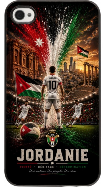 Coque iPhone 4/4s - Football Jordanie splash 2026