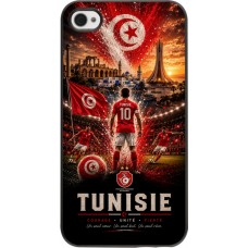 iPhone 4/4s Case Hülle - Fussball Tunesien splash 2026