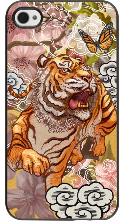 iPhone 4/4s Case Hülle - Spring 23 japanese tiger