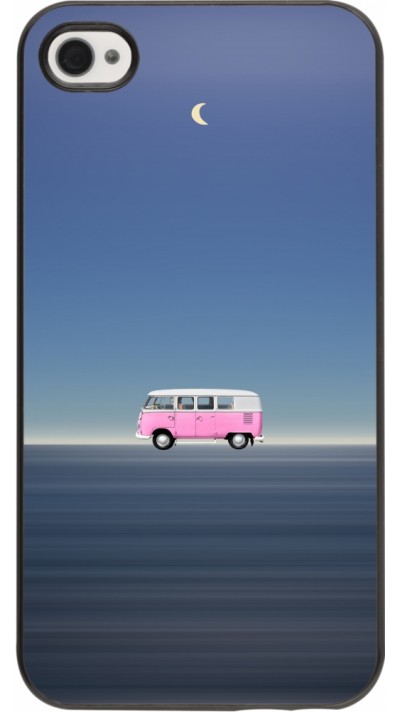 iPhone 4/4s Case Hülle - Spring 23 pink bus